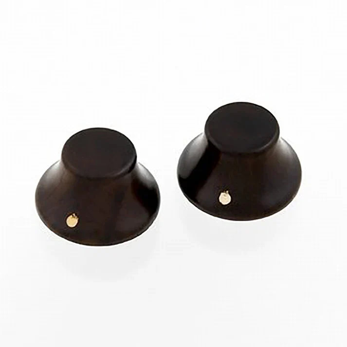 Allparts Wooden Bell Knobs, Set of 2, Push On