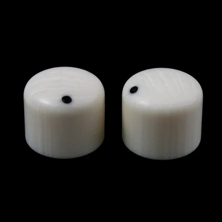 Allparts Simulated Ivory Knobs, Pack of 2