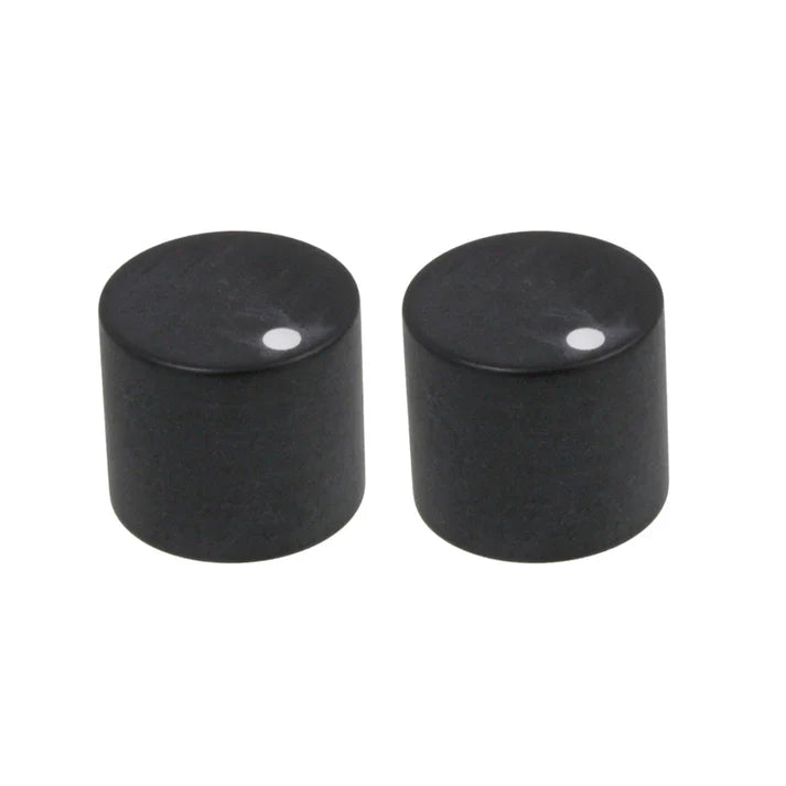 Allparts Simulated Ebony Knobs, Set of 2, Push On