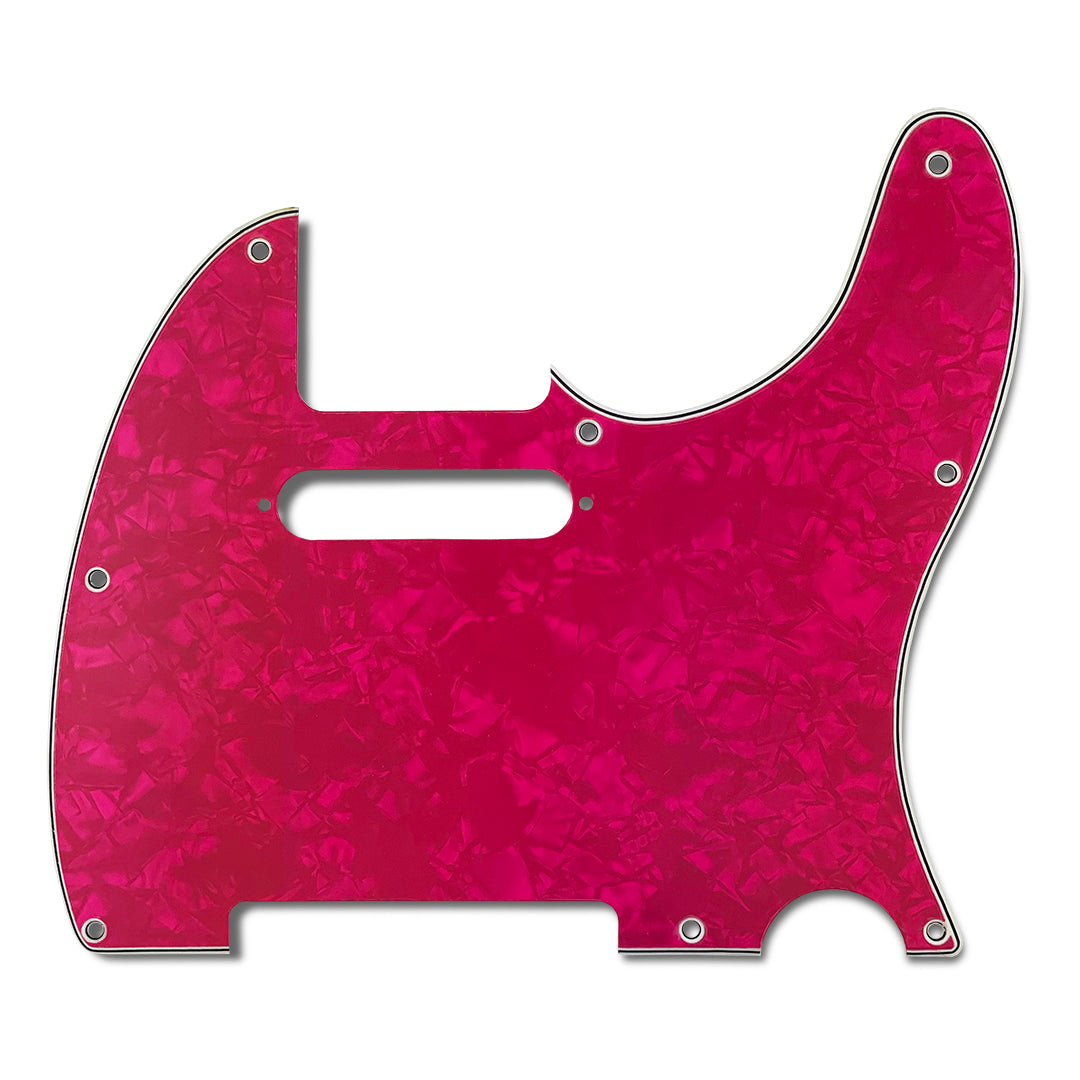 Primo Pickguard for Telecaster, S-S, Pink Pearloid