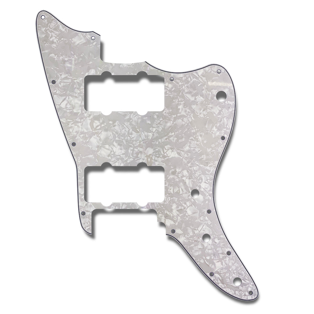 Primo Pickguard for Performer Jazzmaster, White Pearloid
