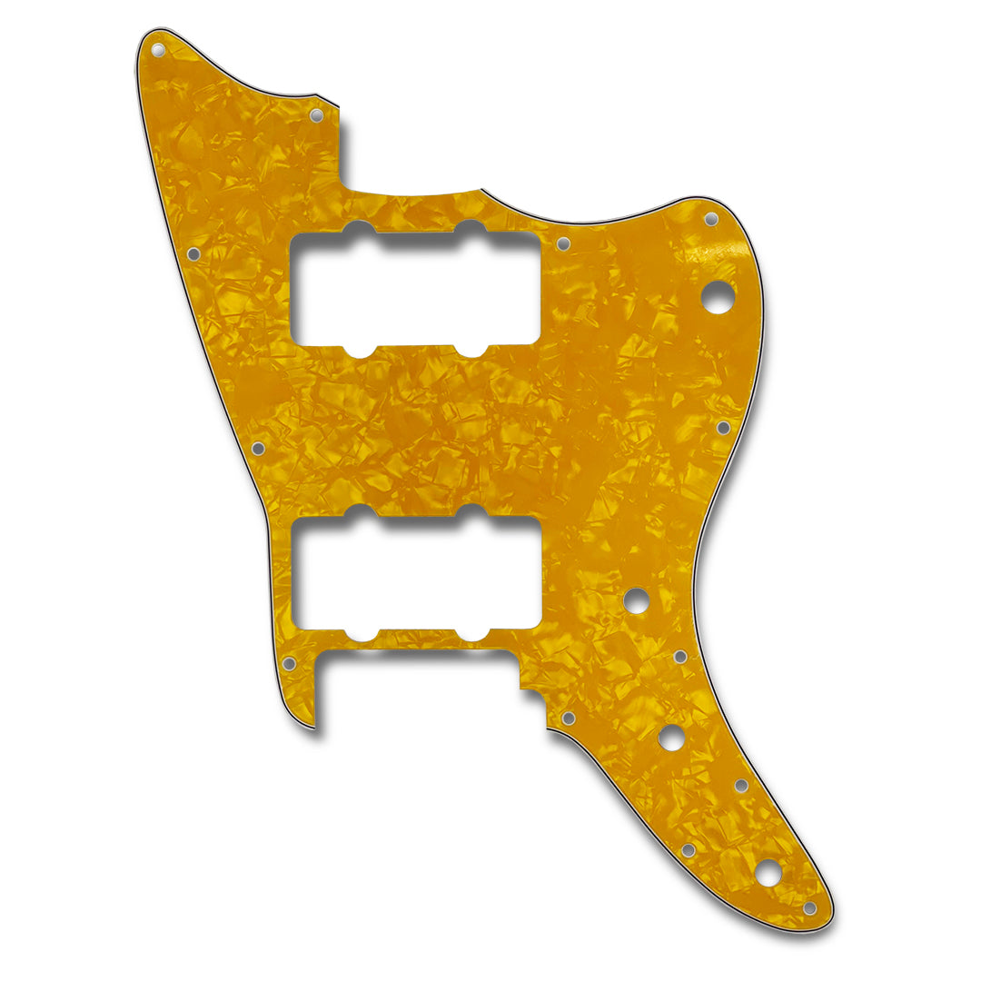Primo Pickguard for Performer Jazzmaster, Yellow Pearloid