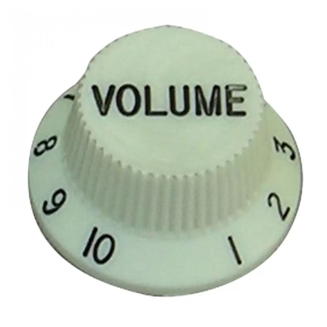 Guitar Tech Volume and Tone Strat Control Knobs in Mint Green