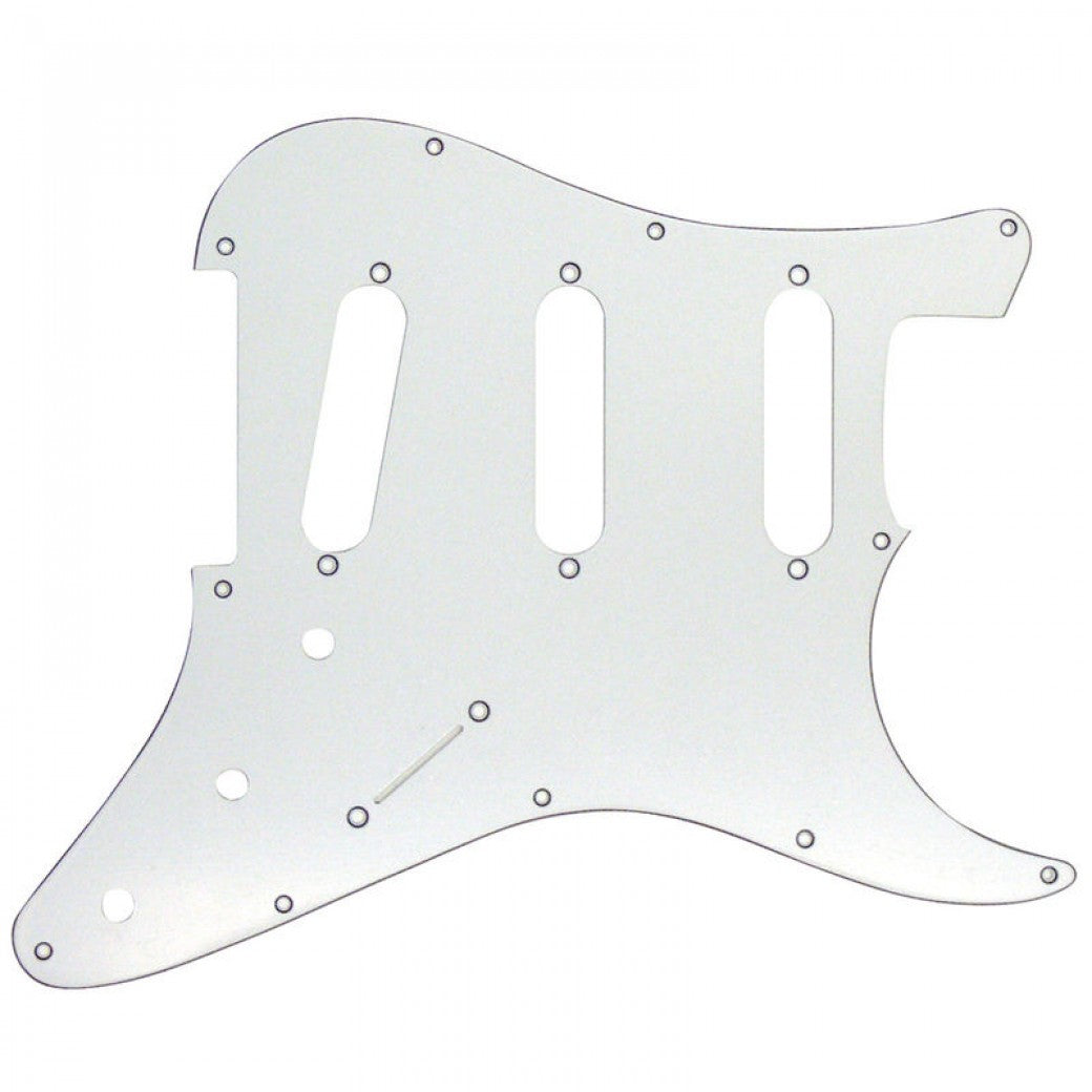 Strat Style Pickguard in White