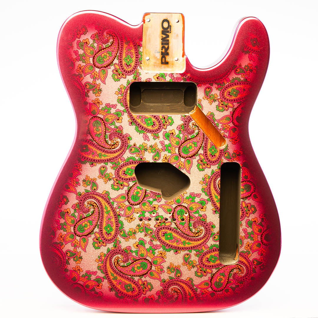 Primo Replacement Tele Body Pink Paisley