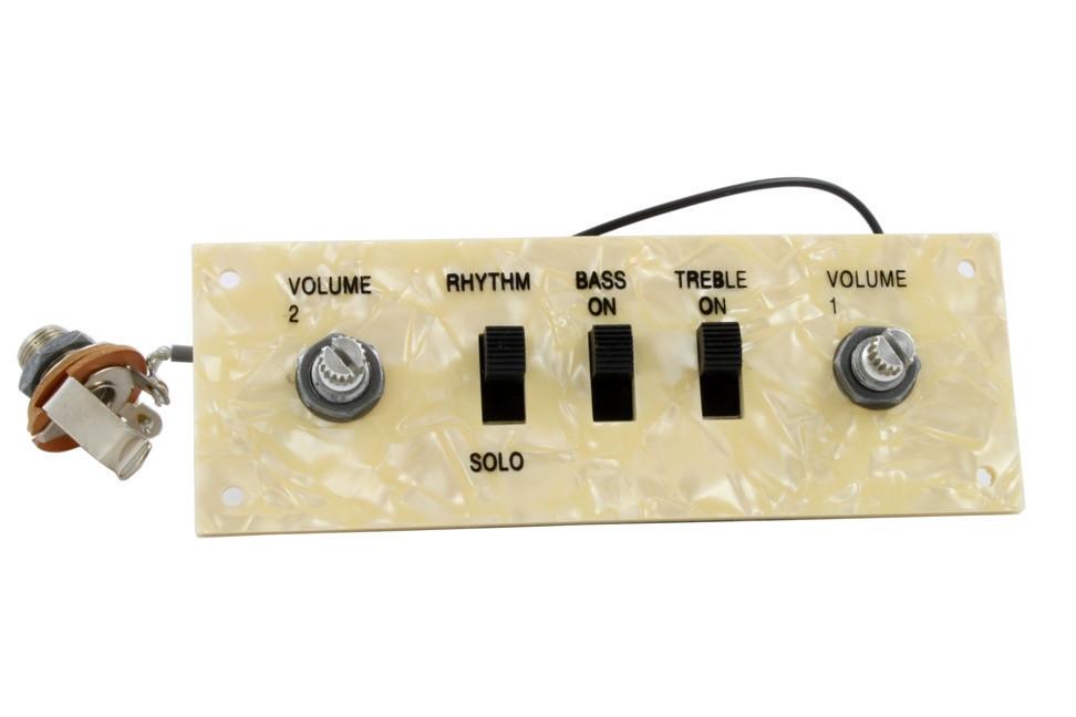 Allparts Wired Control Plate for Hofner Style Bass