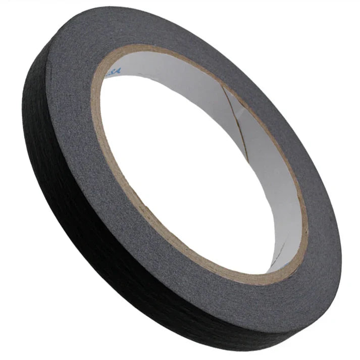 Allparts Black Paper Pickup Tape, 12 mm (0.472 inch x 59ft), Shurtape