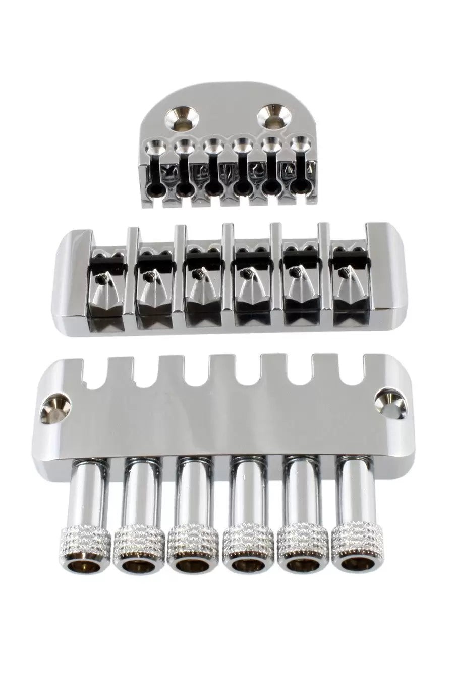 Guitar bridge - ABM headless system - headpiece bridge tuning tailpiece