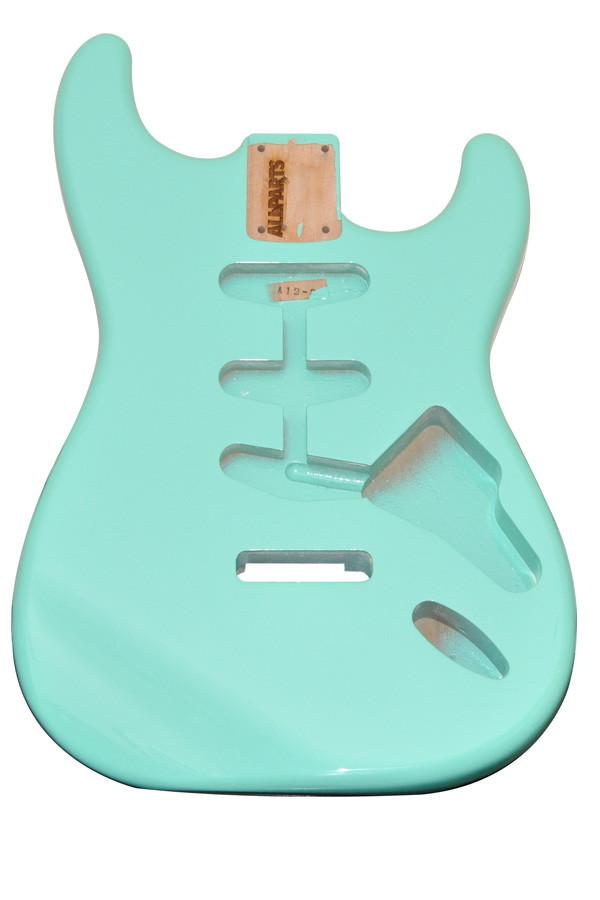 Guitar body - replacement body for Strat - finished - sea foam green