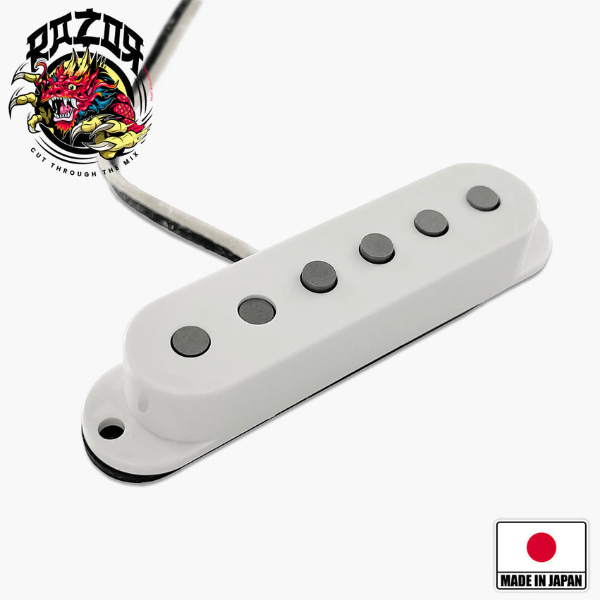 Razor® Super Moon Bridge Pickup For Stratocaster® - White