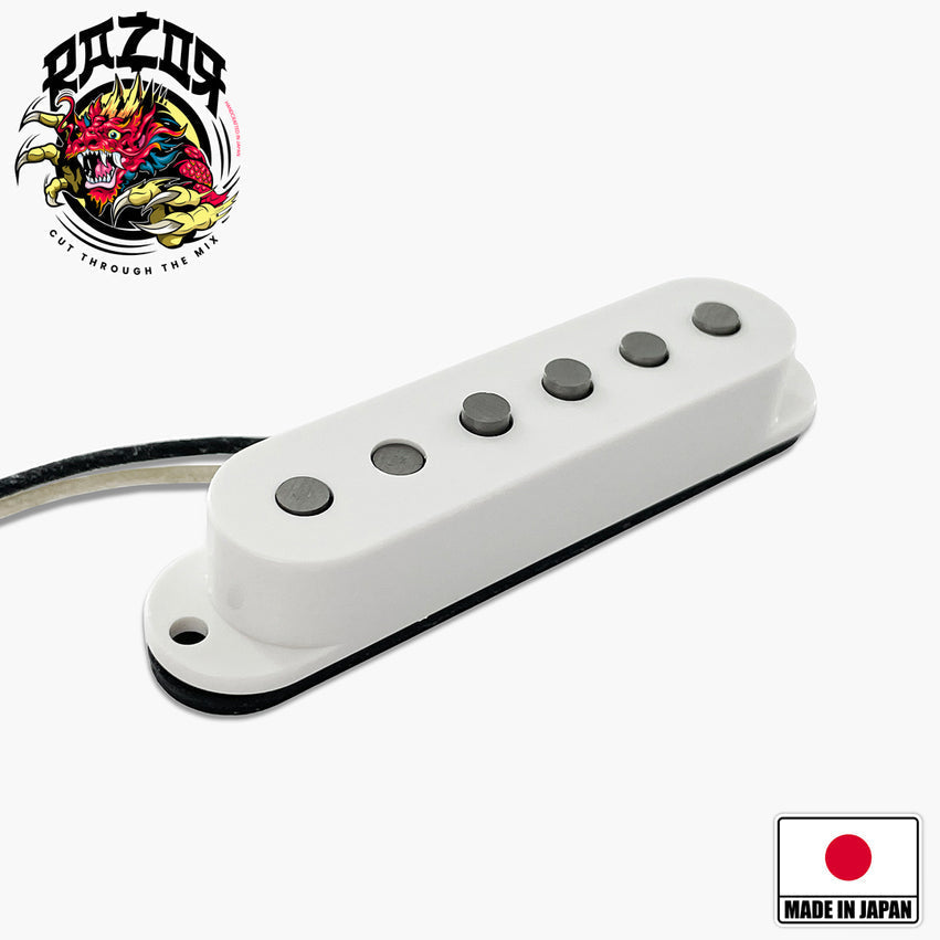 Razor® Super Moon Neck Pickup For Stratocaster® - White