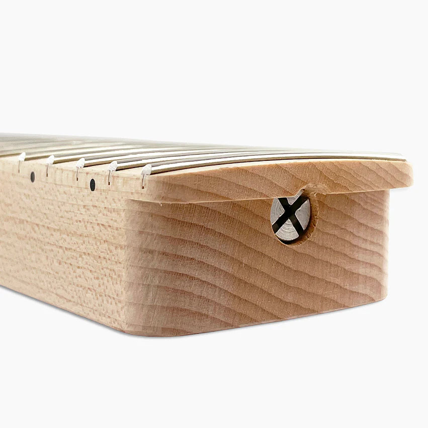 Allparts Replacement Neck for Strat, Solid Maple, No finish, 22 fret, Angled Heel