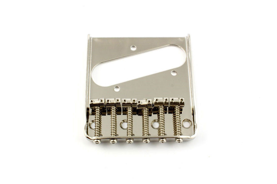 Allparts TB-0033 Vintage 6 Saddle Steel Bridge for Telecaster, Left-Handed