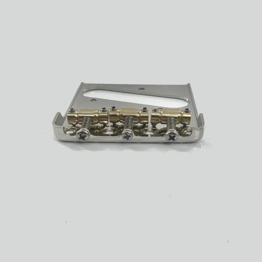 Allparts Bridge for Telecaster with Advanced Plating Compensated Saddles