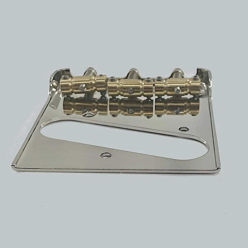 Allparts Bridge for Telecaster with Advanced Plating Compensated Saddles