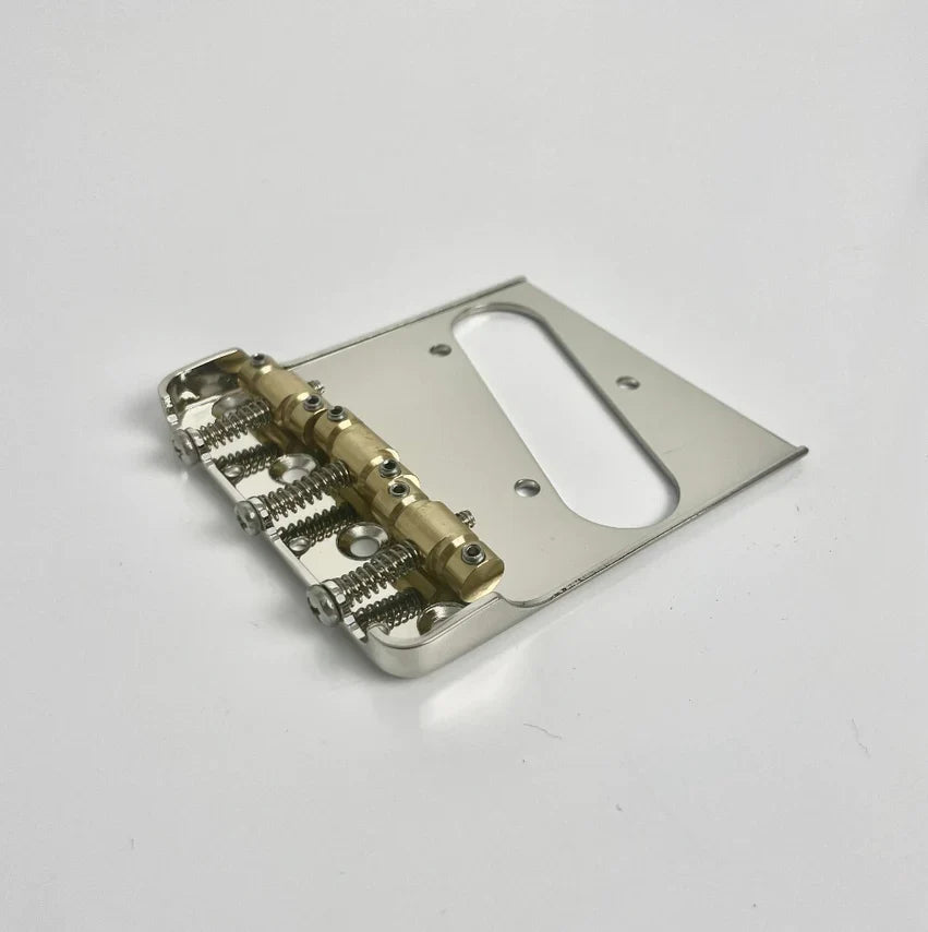 Allparts Bridge for Telecaster with Advanced Plating Compensated Saddles