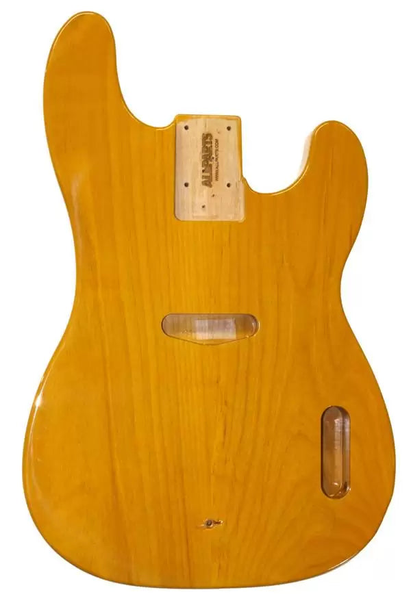 Bass body - replacement body for Tele Bass - finished - see-through-butterscotch