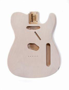 Guitar body - finished replacement body for Telecaster® - see through white
