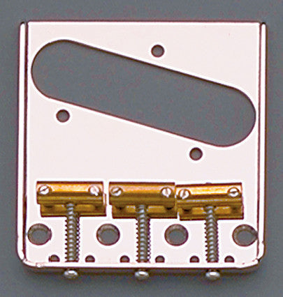 Allparts TB-5120-001 Nickel Vintage 3 Saddle Bridge for Telecaster