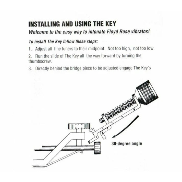 Allparts "The Key", Intonating Tool  for Floyd Rose Tremolos