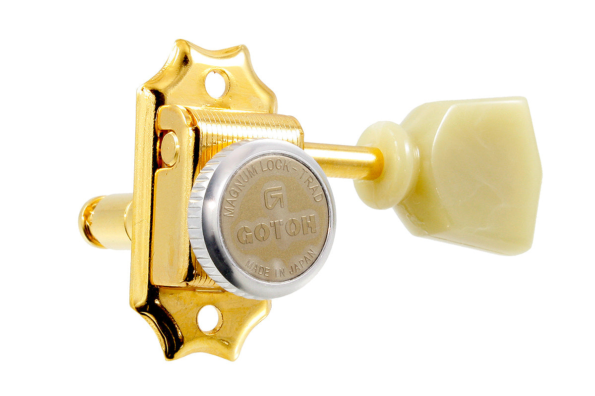 Allparts TK-0736 Gotoh SD90-MGT 3x3 Locking Tuners with Keystone Buttons