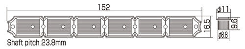 Allparts TK-0779 Gotoh SD91 Vintage-style 6-in-line Locking Tuners