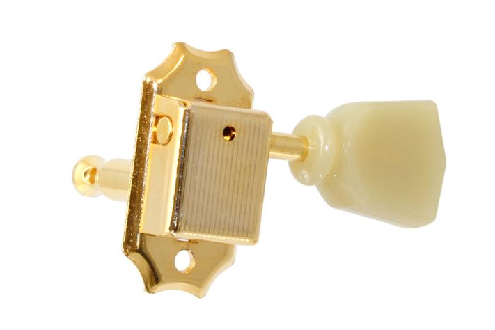 Allparts TK-0877 Economy Vintage-Style 3X3 Keys With Keystone Buttons