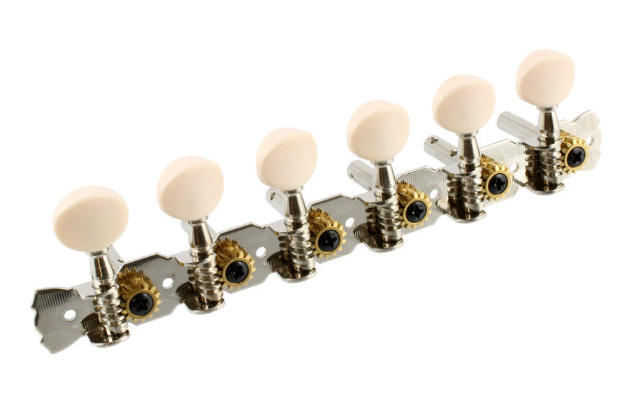 Allparts TK-7897-001 6-in-line Strip Tuners Nickel