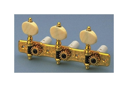 Allparts TK-7953-002 Gotoh Gold Classical Tuner Set with Simulated Ivory- set of 2 pcs