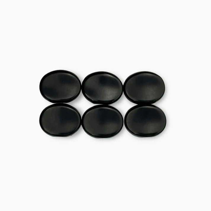 Allparts TK-7710 Plastic Melt-on Oval Button Set