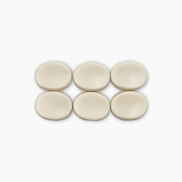 Allparts TK-7710 Plastic Melt-on Oval Button Set