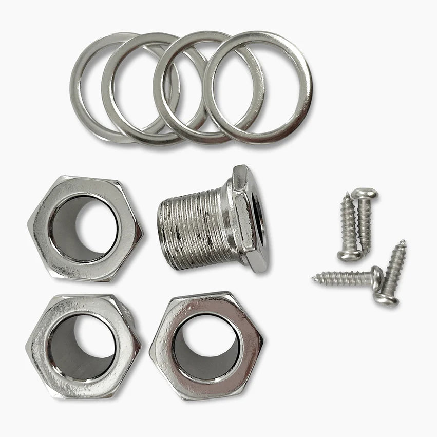 Leo Quan® Badass SGT™ Bass Keys, Sealed, 4-in-line set, Nickel, Bushings