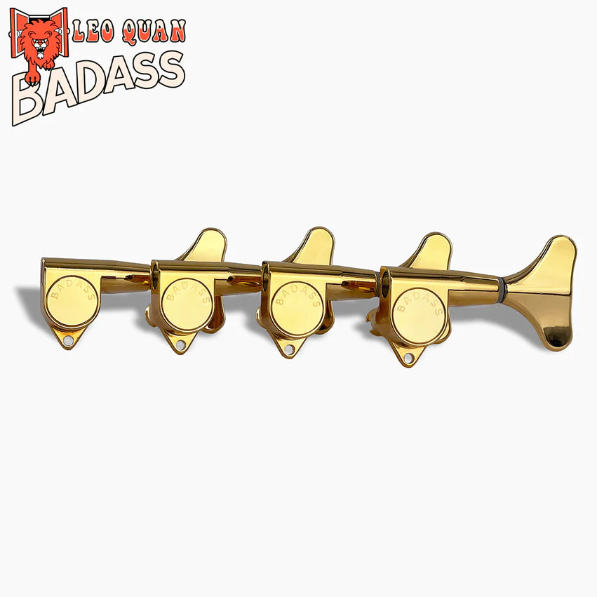 Leo Quan® Badass SGT™ Bass Keys, Sealed, 4-in-line set, Gold