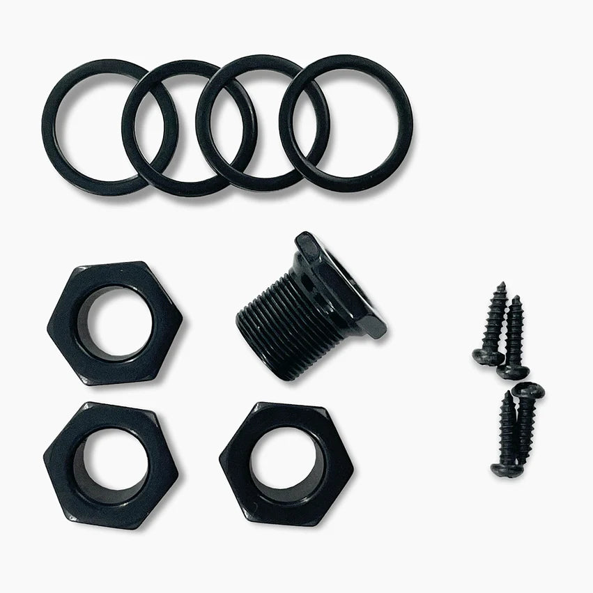Leo Quan® Badass SGT™ Bass Keys, Sealed, 4-in-line set, Black, Bushings