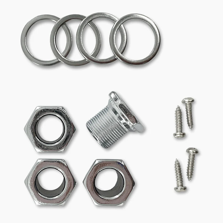 Leo Quan® Badass SGT™ Bass Keys, Sealed, 4-in-line set, Chrome, Bushings