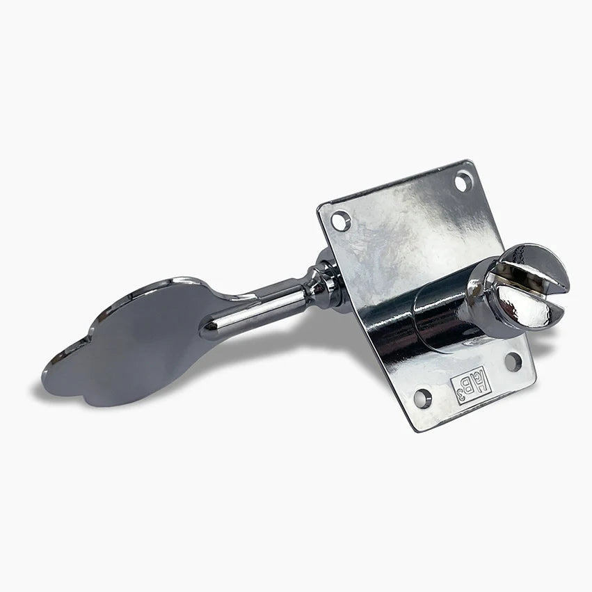 Allparts Leo Quan Badass OGT Bass Keys, Open Gear Large Post, 4-in-line set, Chrome, Single