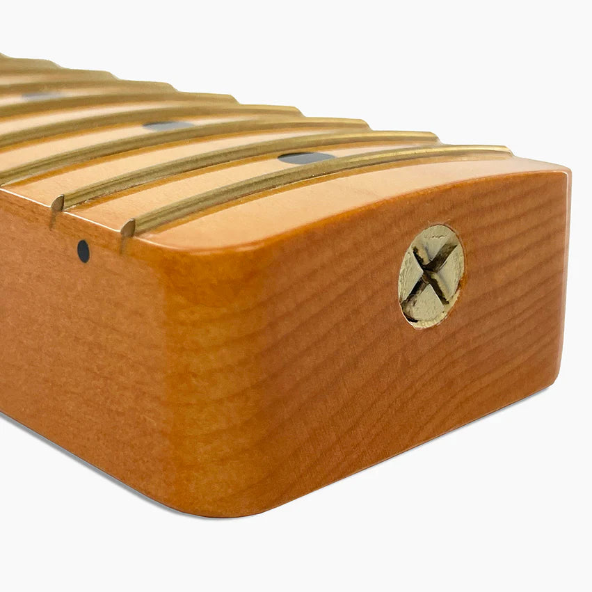 Allparts Replacement Maple Neck For Tele, With Finish, 21 fret, Angled Heel