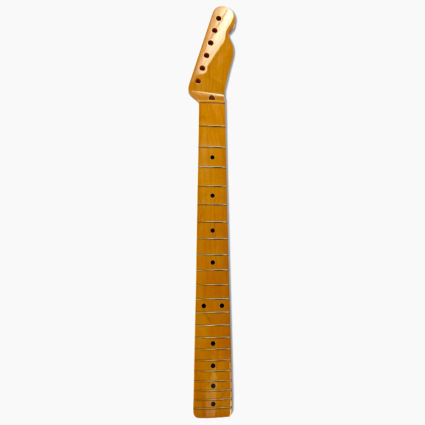 Allparts Replacement Chunky Nitro Maple Neck For Tele, with Nitrocellulose Finish Topcoat, Full