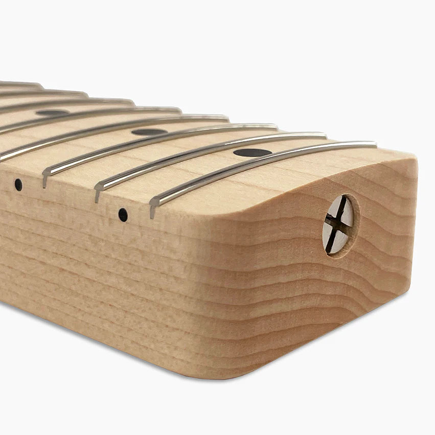 Allparts Replacement Maple Neck for Tele, No Finish, 21 frets, Angled Heel