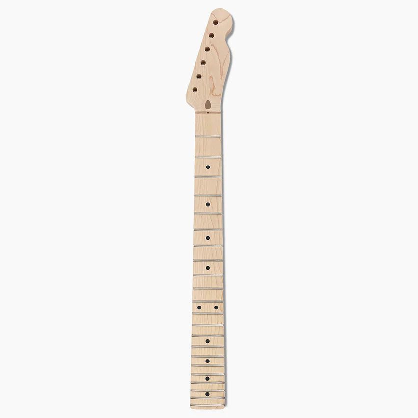 Allparts Replacement Neck for Telecaster, Solid Maple, 22 Frets, No finish, Full