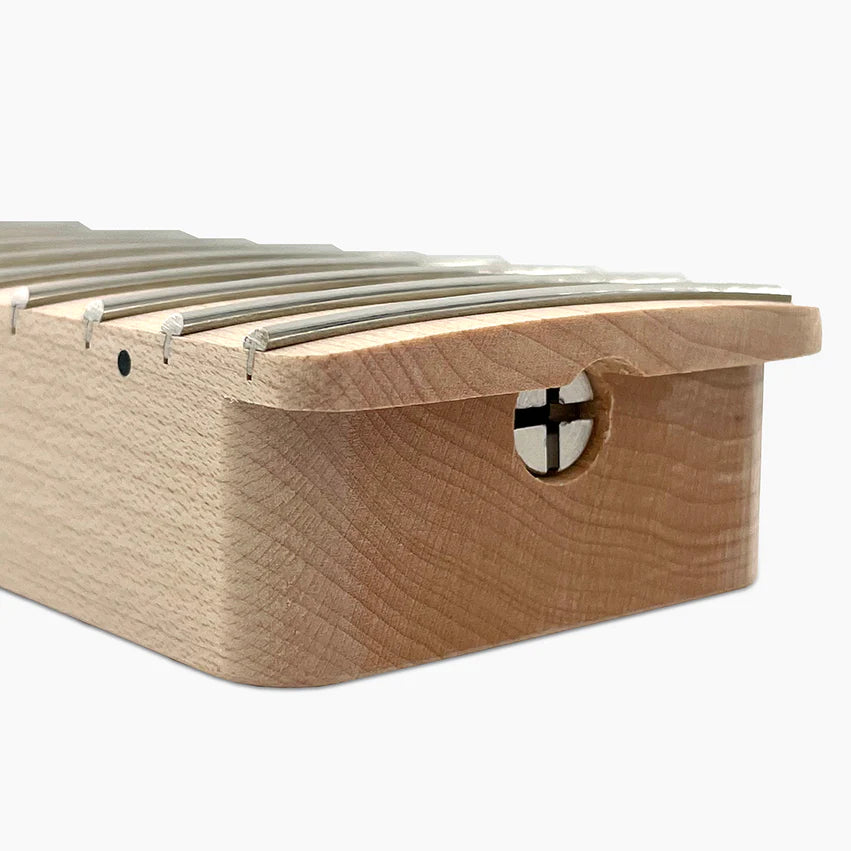 Allparts Replacement Neck for Telecaster, Solid Maple, 22 Frets, No finish, Angled Heel