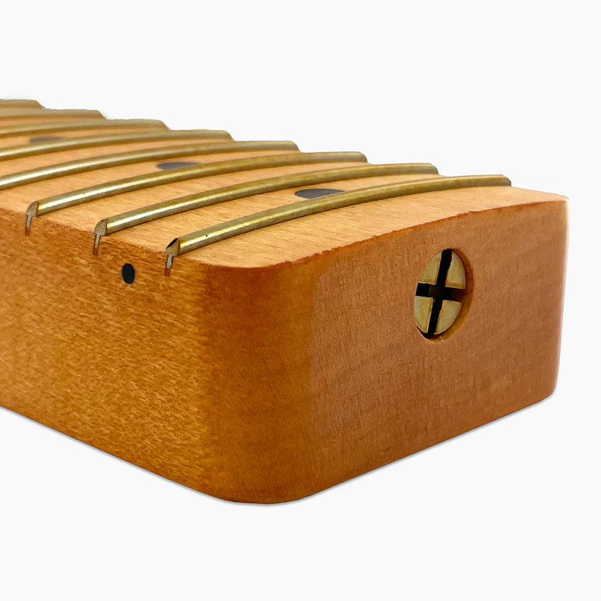 Allparts Replacement Satin Finish Neck for Telecaster, Solid Maple, 21 fret, 10 inch Radius, Angled Heel