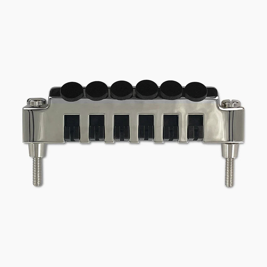 Allparts Leo Quan Badass FTT Fine Tuner Tailpiece, Nickel