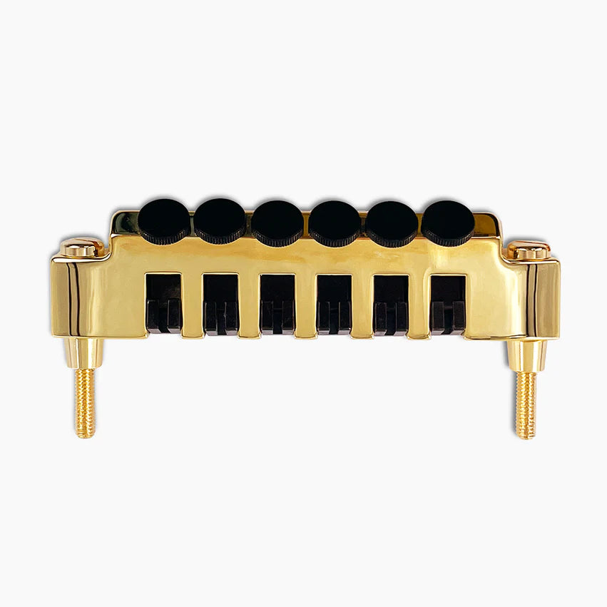 Allparts Leo Quan Badass FTT Fine Tuner Tailpiece, Gold
