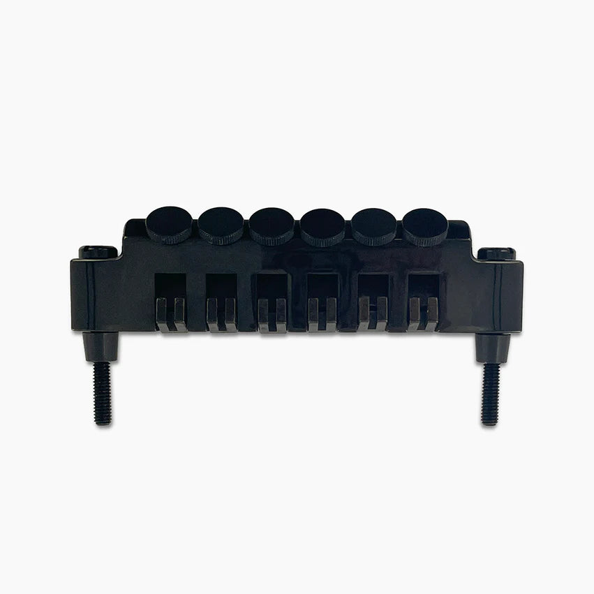 Allparts Leo Quan Badass FTT Fine Tuner Tailpiece, Black