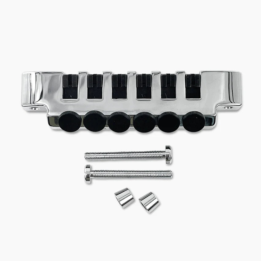 Allparts Leo Quan Badass FTT Fine Tuner Tailpiece, Chrome