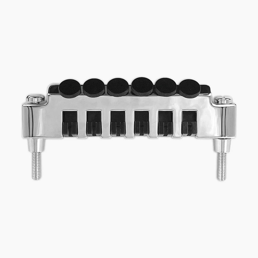 Allparts Leo Quan Badass FTT Fine Tuner Tailpiece, Chrome