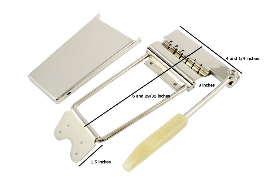 Allparts TP-3680 Long Gibson Style Vibrola Vibrato Tailpiece