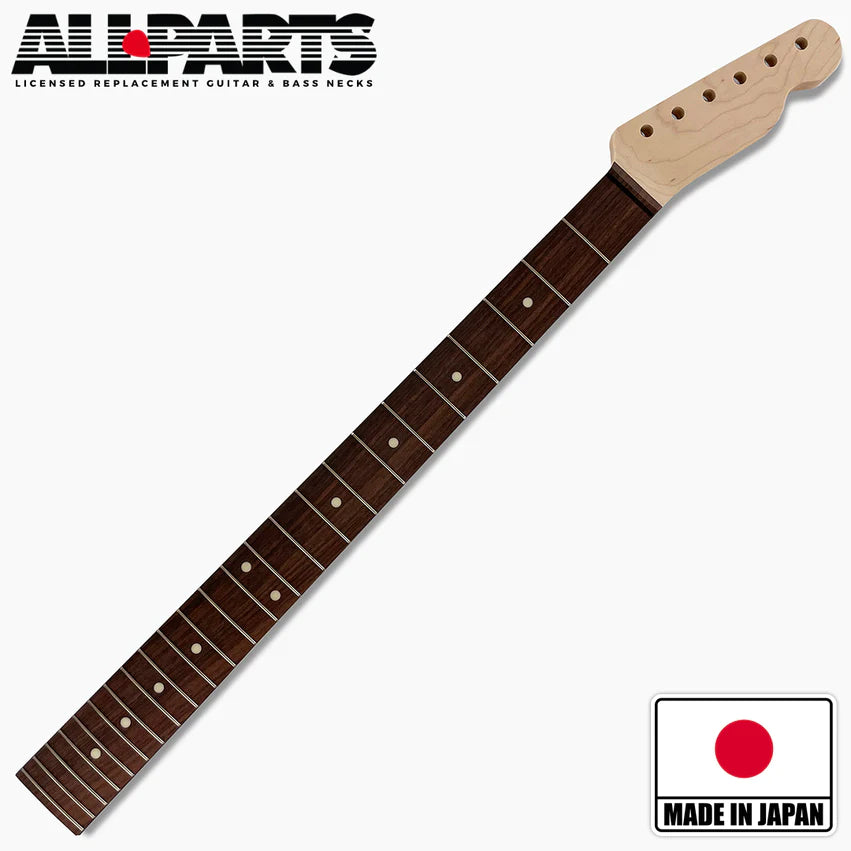 Allparts Baritone Neck for Telecaster, 24 Frets, Maple with Rosewood Fingerboard