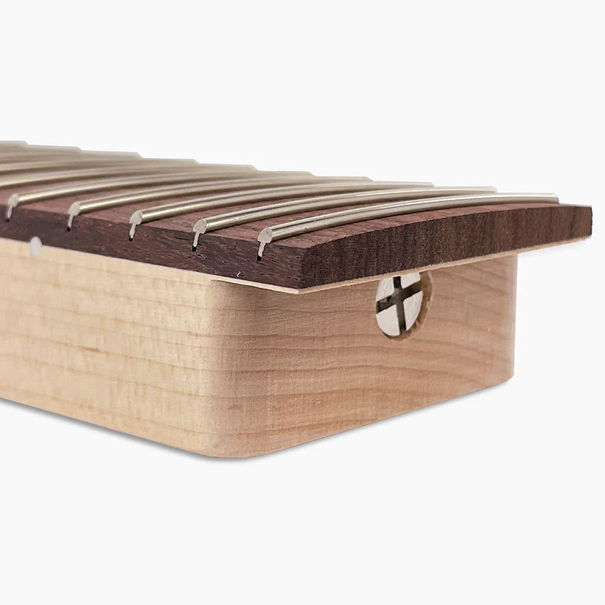 Allparts Baritone Neck for Telecaster, 24 Frets, Maple with Rosewood Fingerboard, Angled Heel